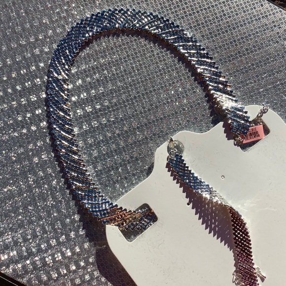 Bling Bling Collar Necklace and Bracelet Set - Picture 7 of 9